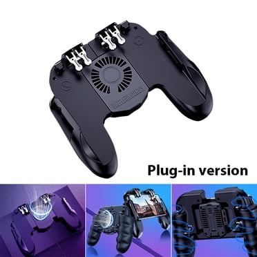 Mistaha H9 Manette de Jeu (Version de Chargement / Plug-in) Contrôleur de Jeu à Six Doigts Design Ergonomique avec Support Refroidissement