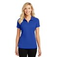thumbnail image 1 of Port Authority ®  Ladies Pinpoint Mesh Zip Polo. L580 Xs True Royal, 1 of 2