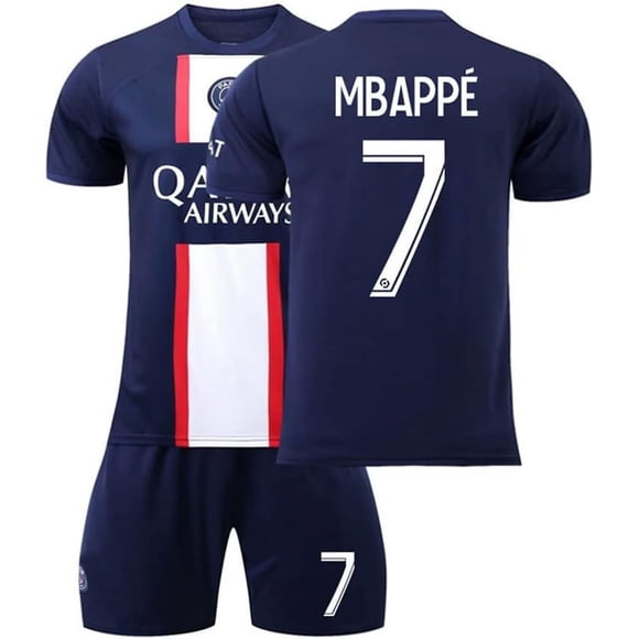 XINQIHANG Youth Kids Soccer Jersey Boys Jersey Kit Football Suit Soccer Jersey Shorts Set Fans Gift Tshirt