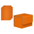 thumbnail image 2 of Card Deck Box with Closure Collectible Cards Container Card Holder Orange, 2 of 8