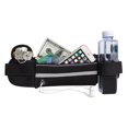 thumbnail image 4 of Sports Waist Bag Adjustable Reflective Stripe Design Waist Pack Pouch For Camping Hiking Cycling Running, 4 of 9