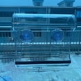thumbnail image 4 of Aqestyerly Acrylic Bird Feeder - Weatherproof Outdoor Hanging Design, Drainage Tray and Suction Cups, 4 of 8