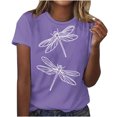 thumbnail image 1 of Meichang T-Shirts Chemises pour Femmes Mignons T-Shirts d'Été Mode Hauts Imprimés Animaux Décontractés Manches Courtes T-Shirt Basique Ample Col Rond Chandail T-Shirts, 1 of 2