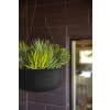 thumbnail image 4 of Veradek Pure Series Hanging Kona Bowl 14" Planter Black, 4 of 7