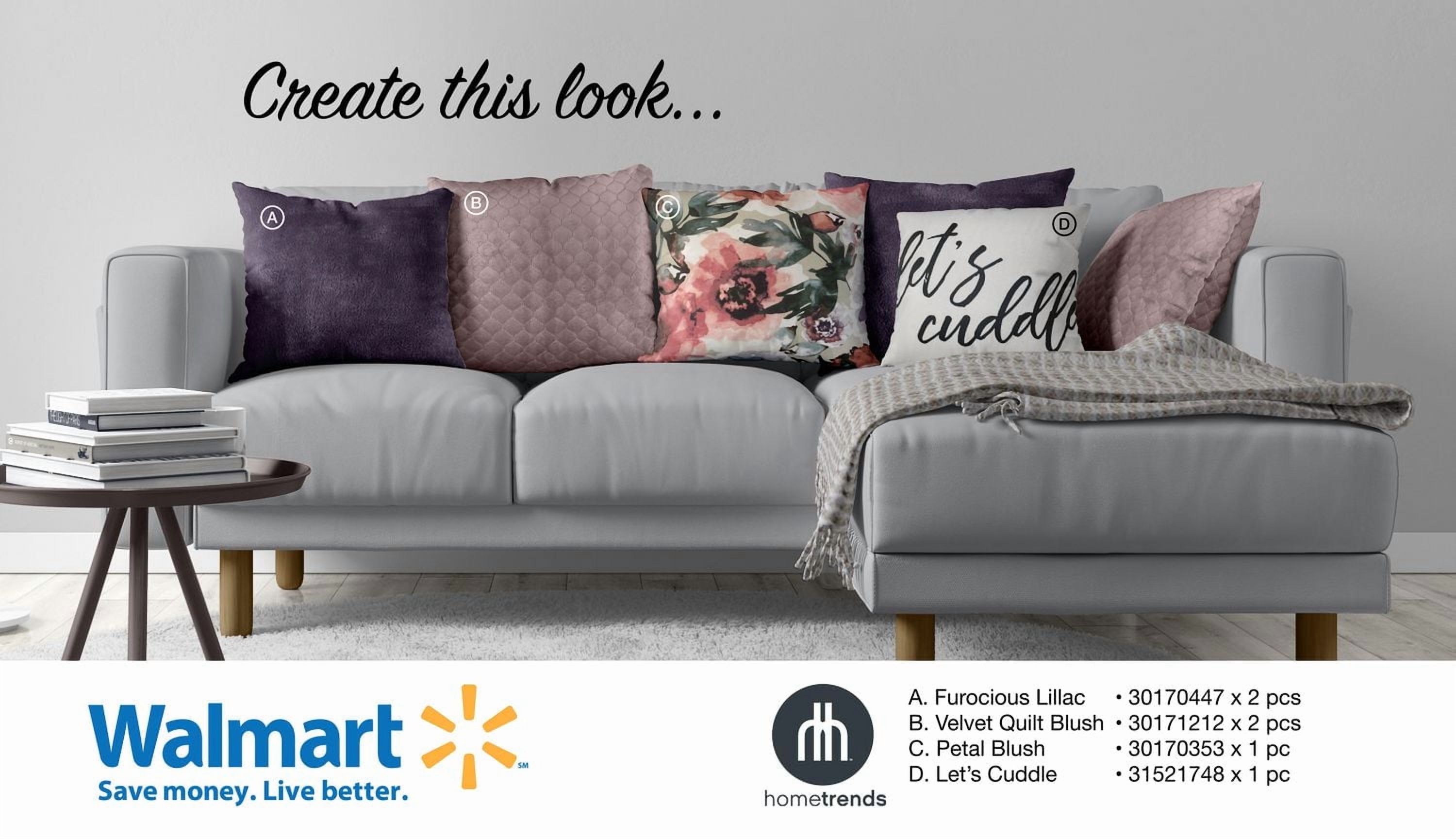 hometrends "let's Cuddle" Decorative Pillow