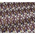 thumbnail image 5 of oneOone Viscose Jersey Fabric Tree Style Ikat Print Fabric BTY 60 Inch Wide, 5 of 5