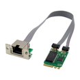 thumbnail image 1 of Mini Carte Réseau PCIE M.2 A+E vers RTL8111F Gigabit Ethernet Port Unique RJ45 Carte Réseau Ethernet, 1 of 6