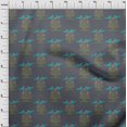 thumbnail image 3 of oneOone Cotton Poplin Fabric Bird & Tree Block Printed Fabric 1 Yard 42 Inch Wide, 3 of 4