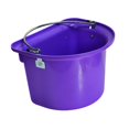 thumbnail image 3 of harper Horse feed Bucket Easy to Carry D Shaped Ergonomic Ranch Outside feed Trough Purple, 3 of 9