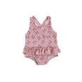 thumbnail image 2 of ITFABS Summer Baby Girl Nylon Printed U-shaped Neck Cross Strap Ruffle Swimwear, 2 of 6