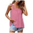 thumbnail image 2 of Birdeem Blouse Sans Manches Ample Confortable pour Femmes, Hauts Décontractés, 2 of 12