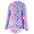thumbnail image 4 of Toddler Girls Rash Guard Swimming Bathing Suit Summer Sun Protection Long Sleeve Summer Swimsuit 2-3 Years Girls Clothing, 4 of 9