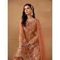 thumbnail image 4 of Wedding Party Wear Kurti Palazzo Dress, All Size Straight Kurta with Sharara, 4 of 5