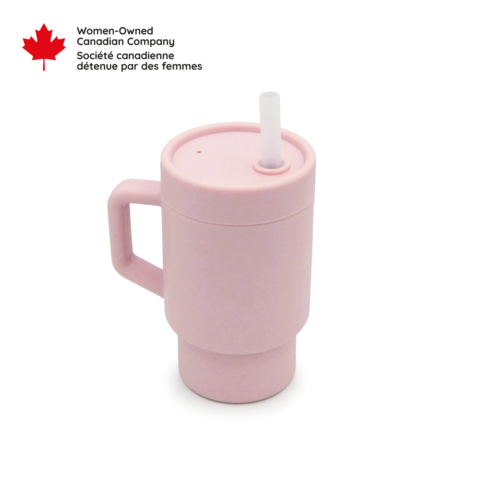 Melii Gobelet en Silicone Rose