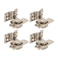 thumbnail image 1 of Soft Close Cabinet Hinge, Hydraulic Shock Absorbers Short Arm Hinge 4 Hole Base  for Kitchen, 1 of 8