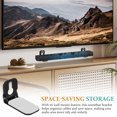 thumbnail image 3 of 1 Pair Soundbar Wall Bracket Universal Mounting Bracket for Home Audio System with Adhesive, 3 of 8