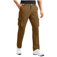 thumbnail image 1 of SHTXOZHI Pantalon Cargo Décontracté pour Hommes, Léger, Athlétique, Plein Air, Randonnée, Voyage, avec Multiples Poches, 1 of 7