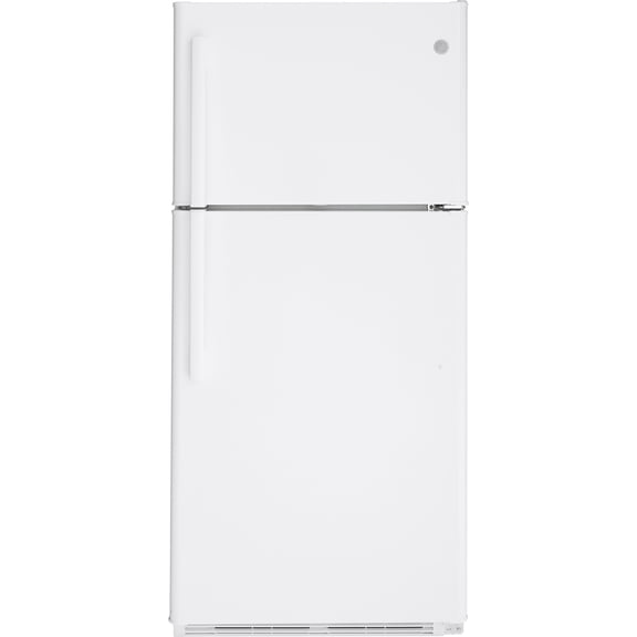 GE® Energy Star Réfrigérateur à Congélateur Supérieur de 18 Pi3 Blanc - GTE18FTLKWW