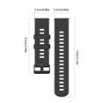 thumbnail image 3 of Kcodviy 22Mm Solid Color Silicone atomic Wrist Watches for Men Sports Sweat Proof Watch 38Mm Mens Watch Strap with Able Design Work Watch and Easy Replacement, 3 of 4