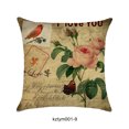thumbnail image 2 of Maytalsory Easy To Change Flowers Pillowcase Addition To Home Decor Polyester Decorative Pillow Cushion Covers Soft Durable kztym001-9 1Set, 2 of 6