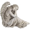 thumbnail image 1 of Northlight 17" Gray Resting Angel Outdoor Garden Statue, 1 of 6