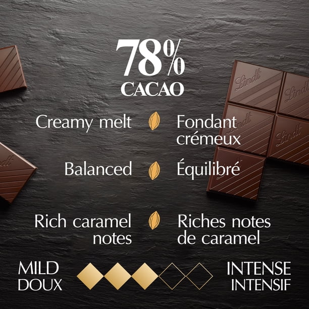 Lindt EXCELLENCE 78% Cacao Dark Chocolate Bar, 100g - Walmart.ca