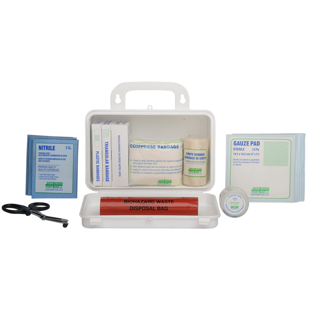 First Aid Box basic kit with 10 items count packing Safety & waterproof box packing 2/pack