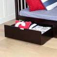 thumbnail image 2 of BEDSMART Lits Superposés Simple sur Simple en Bois Massif avec Rangement / Espresso, 2 of 7