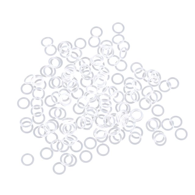 Unique Bargains 100 Pcs Joint d'Étanchéité en Silicone Blanc pour Voiture 5 x 1mm