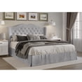 thumbnail image 2 of Bruce Tufted Upholstered Platform Bed Silver Grey - King, 2 of 5