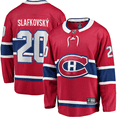thumbnail image 1 of Juraj Slafkovsky Montreal Canadiens NHL Fanatics Breakaway Home Jersey, Large, 1 of 3