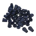 thumbnail image 1 of Unique Bargains Bell End Stopper, Cord Rope Lock for Drawstring Bag, Navy Blue 50 Pack, 1 of 5