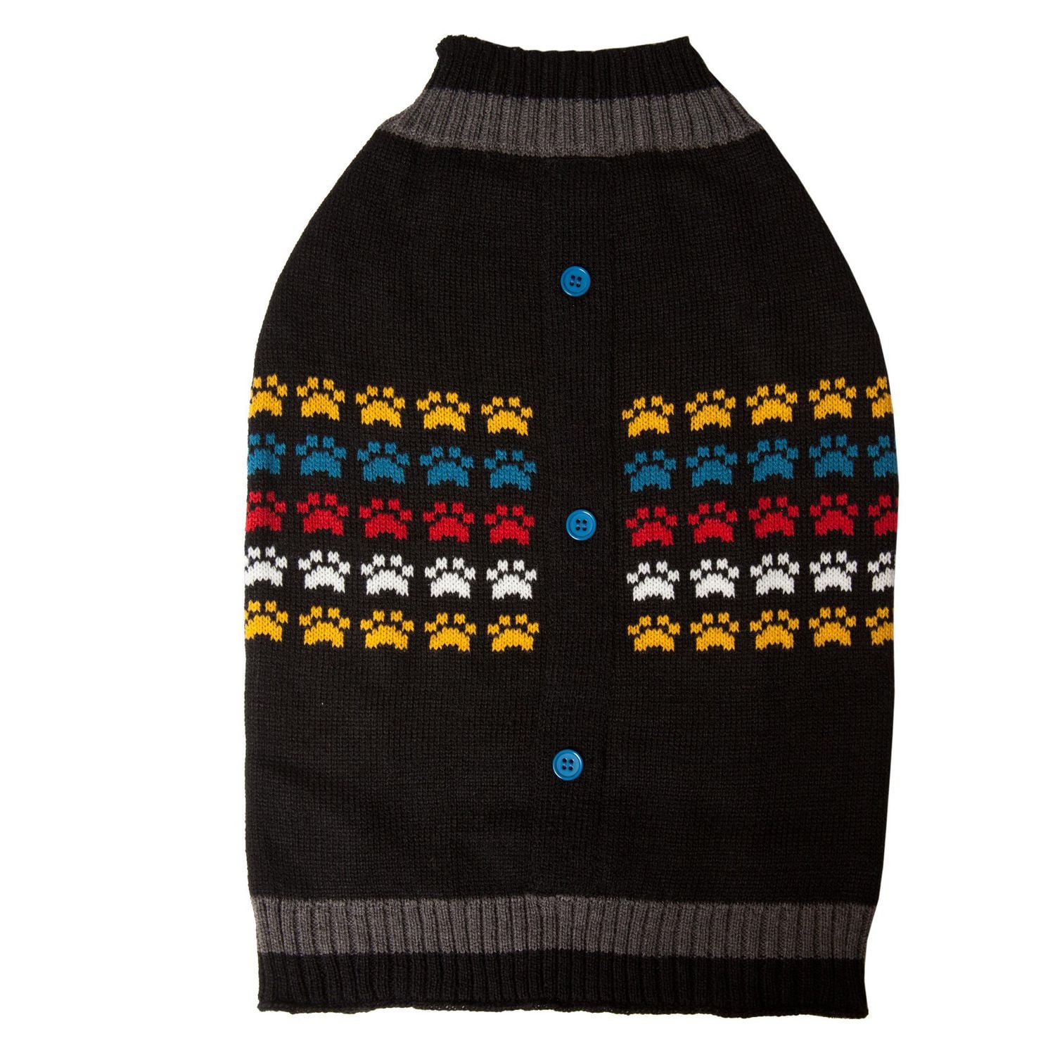 Holiday Time Pull pour chien noir Paw Cardigan