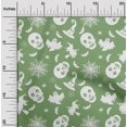 thumbnail image 2 of oneOone Cotton Flex Light Green Fabric Halloween Sewing Craft Projects Fabric Prints By Yard 40 Inch Wide, 2 of 4