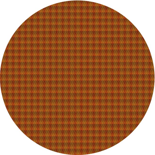 Ahgly Company Tapis d'Intérieur Lavable à la Machine, Carré, Transitionnel, Orange Rouge Orange, Tapis de Zone, 3 Pieds Carré