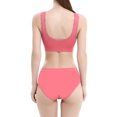 thumbnail image 4 of XZNGL Womens Non Steel Ring Adjustable Gathered Buckle Lace Bra Set, 4 of 6