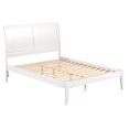thumbnail image 4 of Lit Plateforme Grand en Bois Massif Portland, Blanc, 4 of 18