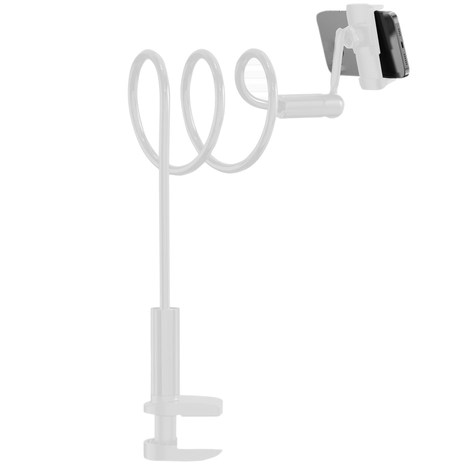 TopLLC Cell Phone Tablet Bracket Overhead Cantilever Bracket Multifunctional Support Bracket 360 Degree Mobile Phone Stand Overhead