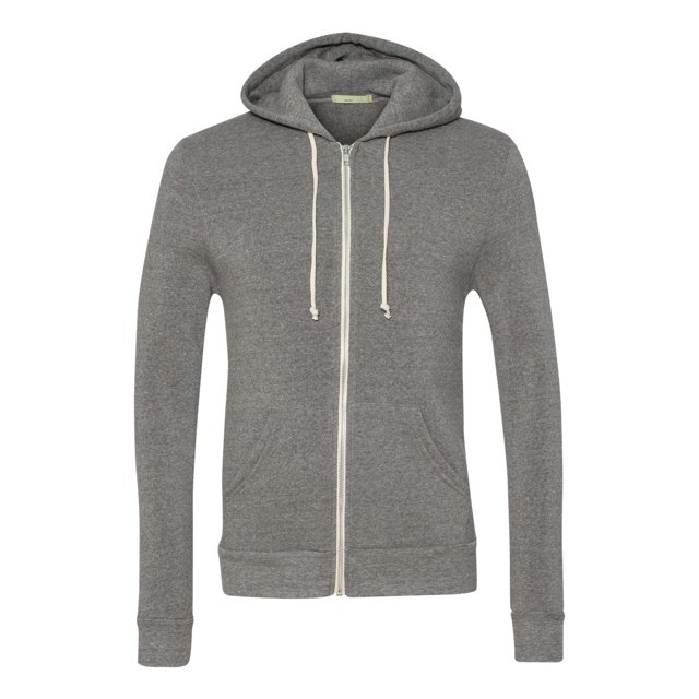 Rocky Eco-Fleece Full-Zip Hooded Sweatshirt, XS, Eco Grey