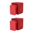 thumbnail image 4 of mmirethe Étui en Cuir Élégant 100 Cartes pour Cartes de Visite Professionnelles Rouge 2Set, 4 of 6