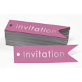 thumbnail image 2 of Inkdotpot Pack Of 100 Real Silver Foil Paper Tags Invitation Party Favor Hang Tags, 2 of 6