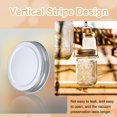 thumbnail image 3 of 6 Pcs Mason Jar Lids, Colored Tinplate Canning Lids with Label for Regular Mouth Mason Jar for Fermenting Pickling Meal Prep Freezing, Preserving, Silver(70mm), 3 of 7