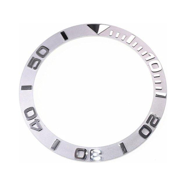 38MM Watch Bezel Watch Ceramic Bezel Inserts Yacht Master Style Watch Ring For SKX007 SKX009