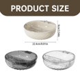 thumbnail image 3 of Cqxid Food Storage Snack Bowl | Snack Containers | Fruit Plate Living Room Snacks Organizer Double Layer Snack & Fruit Bowl Snacks Food Holder Phone Stand Nut & Snacks Dish For Home Use, 3 of 9