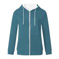 thumbnail image 4 of Timegard Sweatshirts for Women Drawstring Hoodies Pullover Top Fall Casual Loose Cardigan with Pockets, 4 of 4