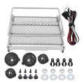 thumbnail image 2 of RC Roof Rack, RC Roof Rack With LED, Convenient Can Use Receiver As Power Source Gift For Outdoor Enthusiasts Use Car Lovers Argent, 2 of 8
