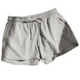 thumbnail image 2 of Simua Women Wide Leg Pants Drawstring Elastic Waist Women Shorts, 2 of 3