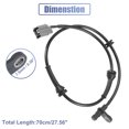 thumbnail image 3 of Unique Bargains Rear Right Car ABS Sensor Wheel Speed Sensor No.479001KA0A Fit for Nissan Juke 1.6L CVT 2WD BASE Black, 3 of 6