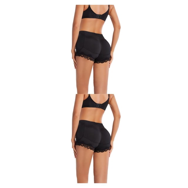 Youkk 1/2/3/5 Contrôle avec Éponges pour Fesses Confortables et Courbées Noir 5TG 2 Pcs