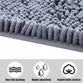 thumbnail image 5 of Bathroom Rug, Microfiber Bath Mat - Chenille Floor Mat -.Ultra Soft Machine Washable Bathroom Dry Fast Water Absorbent Bedroom Area Rugs, 20 x 32 - Inch, 5 of 5